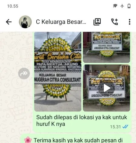 Pengiriman Papan Bunga Duka Batur Utara Kintamani